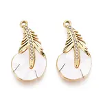 304 Stainless Steel & Enamel & Rhinestone Pendants