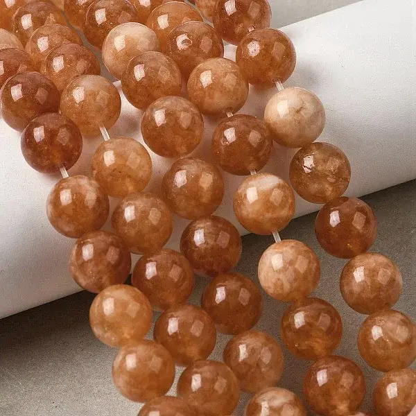 Natural White Jade Beads Strands
