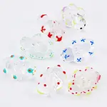 14Pcs 7 Color Transparent Acrylic Beads