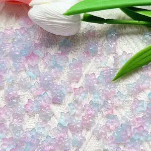 30Pcs Handmade Transparent Lampwork Beads