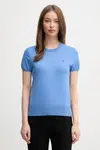 Tričko Polo Ralph Lauren modrá barva, 211891673