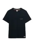 Superdry & Co Tričko 'Vintage Prep'  námornícka modrá / sivá