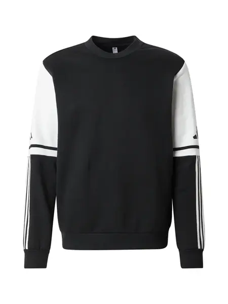 ADIDAS PERFORMANCE Športová mikina 'SQ25'  čierna / biela