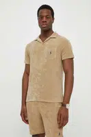Polo tričko Ralph Lauren béžová barva, 710901044