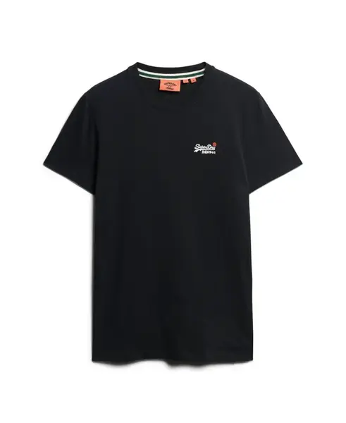 Superdry & Co Tričko 'Essential'  čierna / biela