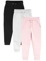 Next Nohavice  sivá melírovaná / ružová / čierna