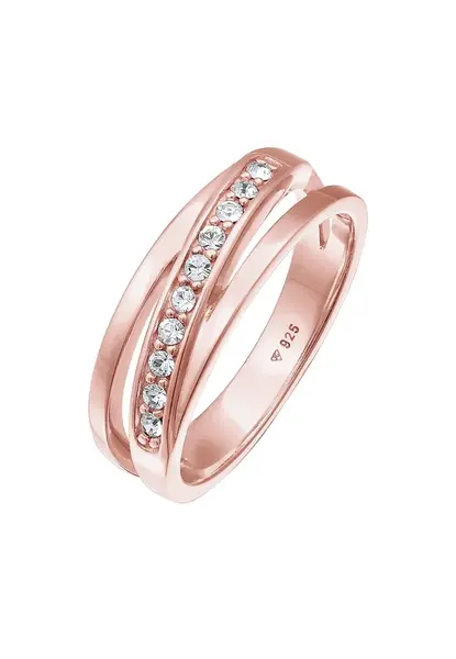 ELLI Prsteň  ružové zlato