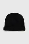 Vlněná čepice a šála Answear.LAB černá barva