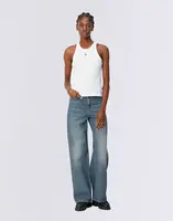 Carhartt WIP W' Jane Pant Blue dark used wash 31