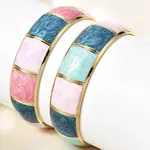 304 Stainless Steel Enamel Bangles for Women