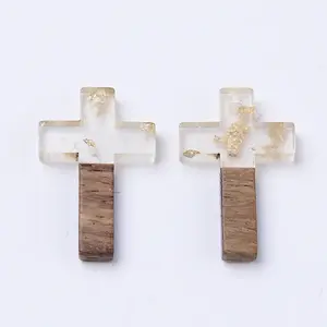 Resin & Walnut Wood Pendants