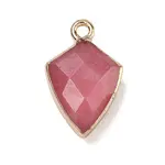 Dyed Natural Pink Chalcedony Pendants
