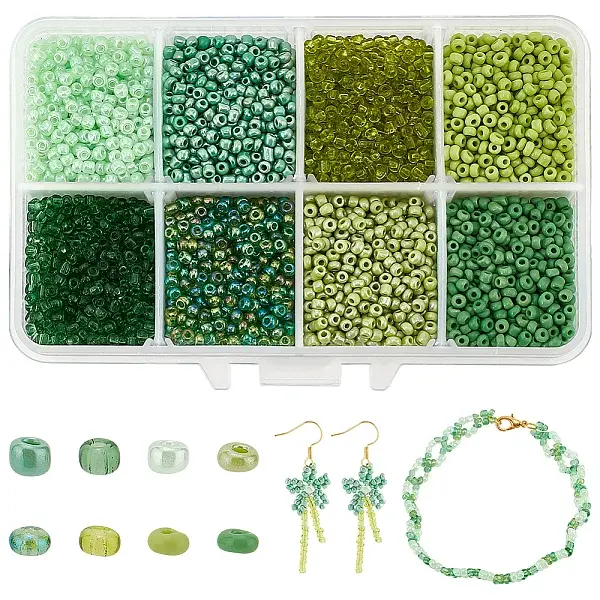 Mixed 12/0 Round Glass Seed Beads