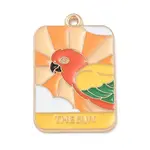 Tarot Alloy Enamel Pendants