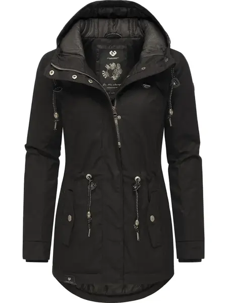 Ragwear Zimná parka 'Monadis'  čierna