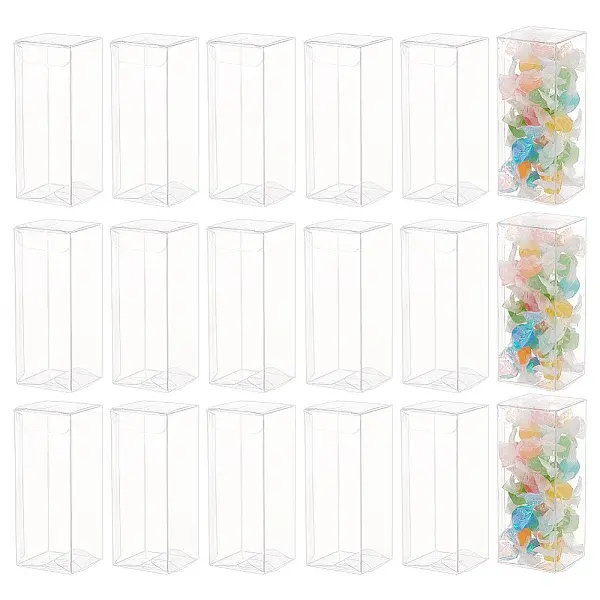 Rectangle Transparent Plastic PVC Box Gift Packaging