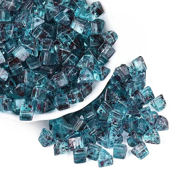 Picasso Transparent Glass Beads