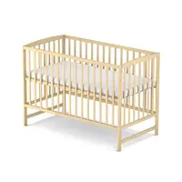 NELLYS Postýlka pro miminko ANNA 120x60cm se spouštěcím bokem - přírodní