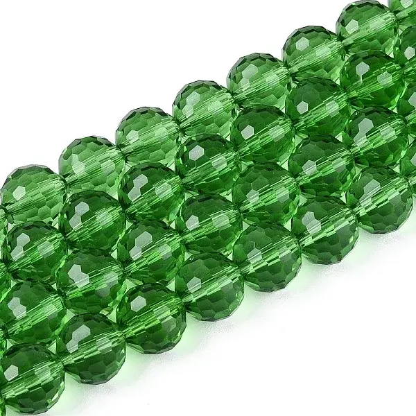 Transparent Glass Bead Strands