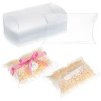 60Pcs PVC Plastic Pillow Boxes