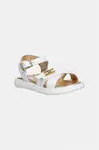Elisabetta Franchi Dětské kožené sandály Elisabetta Franchi