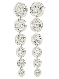 Pilgrim Náušnice 'Air'  strieborná