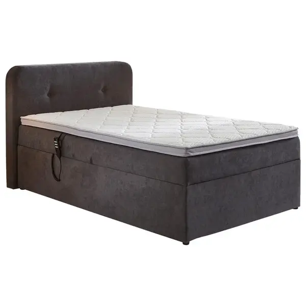 Livetastic POSTEL BOXSPRING, 100/200 cm, šedá