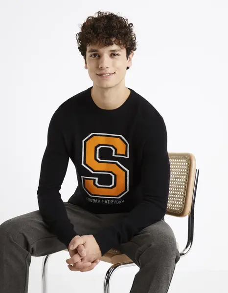 Celio Vlněný svetr Cenormal - Pánské