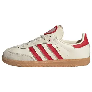 ADIDAS ORIGINALS Tenisky 'Samba'  zlatá / jasne červená / biela