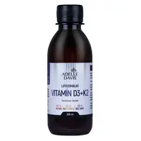 ADELLE DAVIS Lipozomální vitamín D3 a K2 200 ml