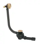 Axor Exafill - Vaňová odtoková a prepadová súprava s napúšťaním, dĺžka 85 cm, kefovaný bronz 42540140