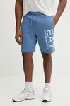 Bavlněné šortky EA7 Emporio Armani