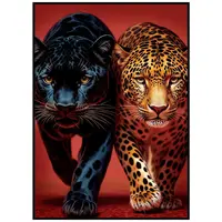 Monee OBRAZ NA SKLE, zvířata, 50/70 cm