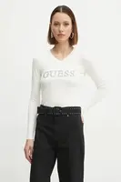 Svetr Guess HOLLY dámský, béžová barva, lehký, W5RR38 Z2NQ2