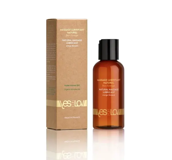 YESforLOV Masážní lubrikační gel organický olej