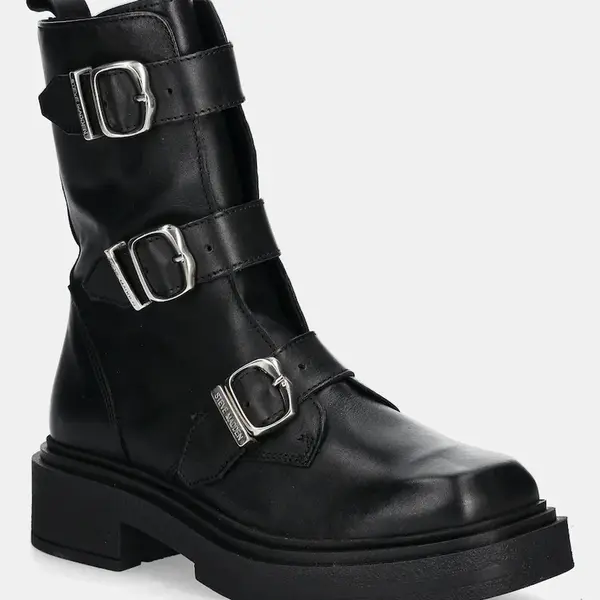 Nízké kozačky Steve Madden Clipper dámské, černá barva, na platformě, lehce zateplené, SM11003402