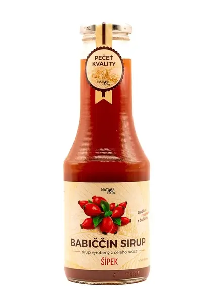 Nature Notea Babiččin sirup ovocný Šípek 500 ml