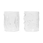 Sada skleniček ferm LIVING Doodle Glasses 350 ml 2-pack