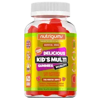 Nutrigums Kids Multi Vitality 60 želé - malina