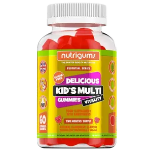 Nutrigums Kids Multi Vitality 60 želé - malina