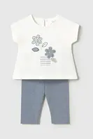 Dětská bavlněná souprava Mayoral Newborn modrá barva, 1762