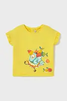 Dětské tričko Mayoral žlutá barva, 1048