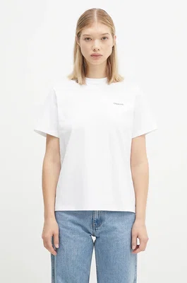 Bavlněné tričko Coperni Logo Boxy bílá barva, COPJS03504