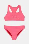 Dvoudílné dětské plavky adidas Performance růžová barva, JG8829