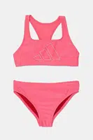 Dvoudílné dětské plavky adidas Performance růžová barva, JG8829
