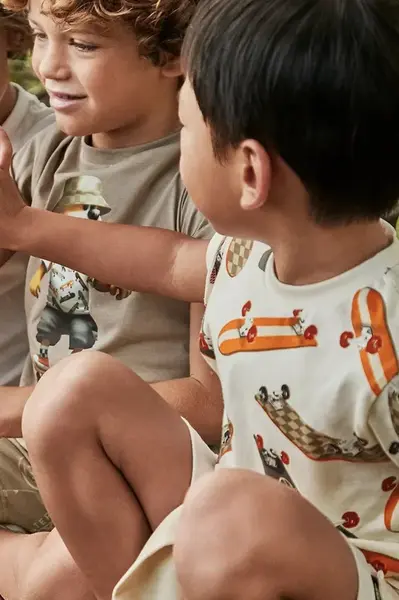 Dětské bavlněné tričko Mayoral oranžová barva, 3038