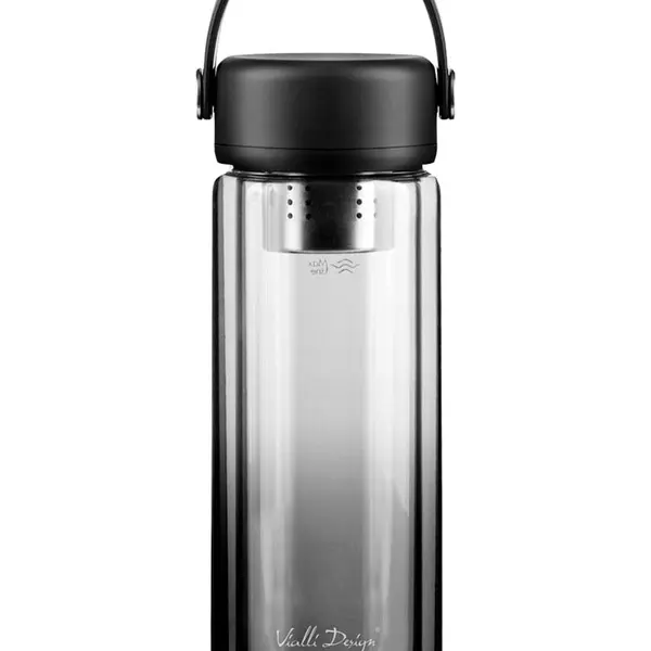 Láhev se sítkem na čaj Vialli Design Fuori 350 ml