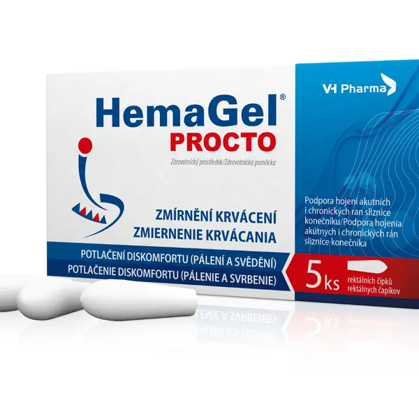 Hemagel PROCTO rektální čípky 5 ks