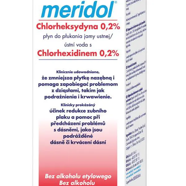 Meridol Ústní voda s chlorhexidinem 0,2% 300 ml