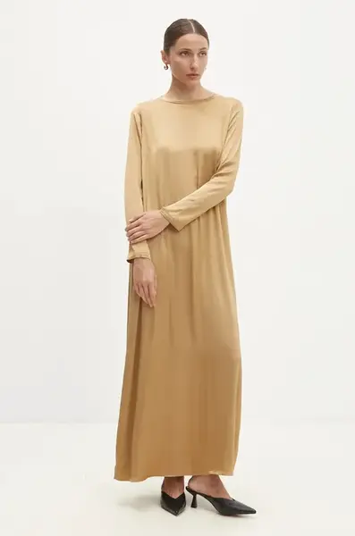 Šaty Answear.LAB béžová barva, maxi